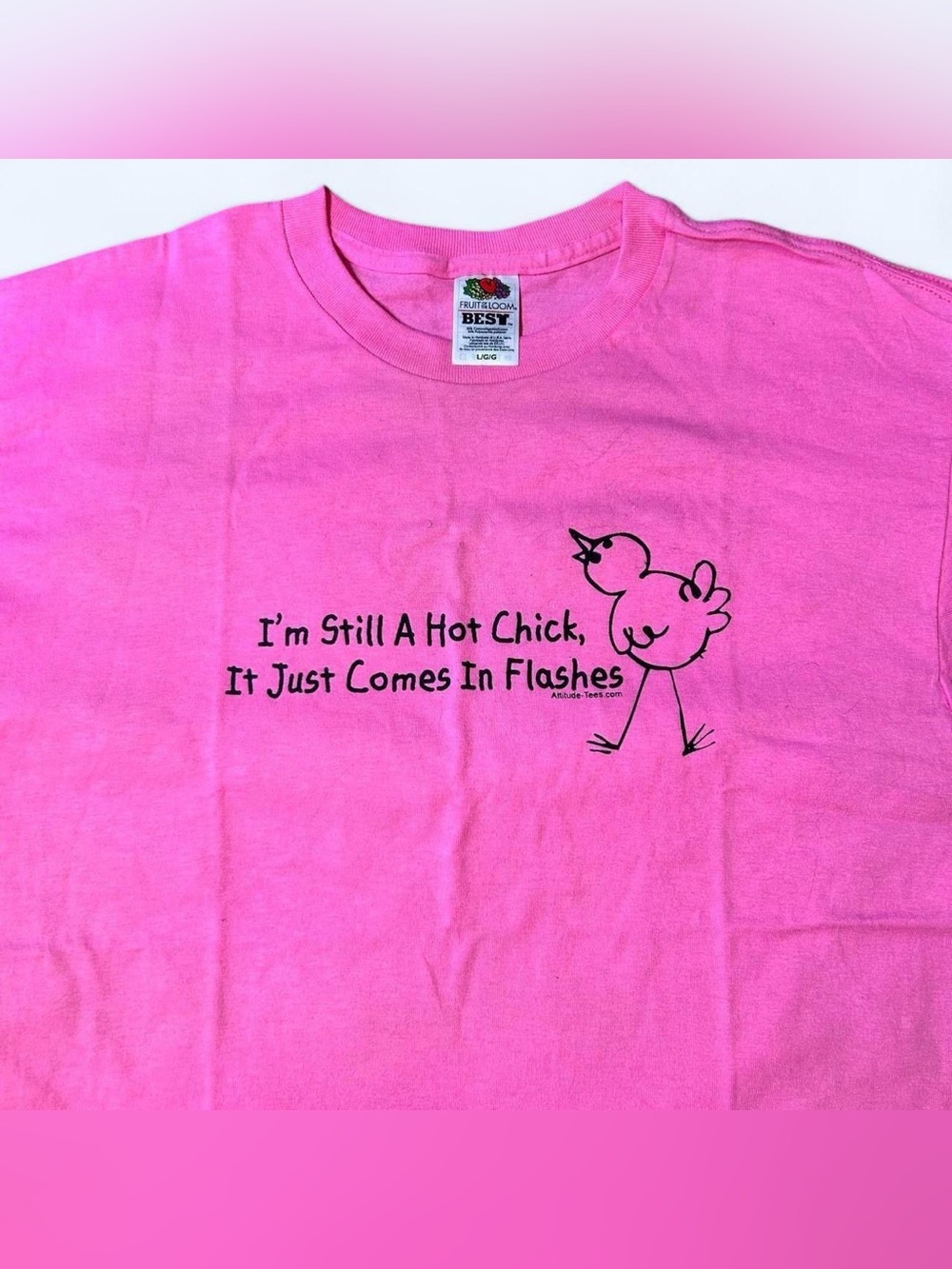 Pink “Hot Chick” Graphic Tee!